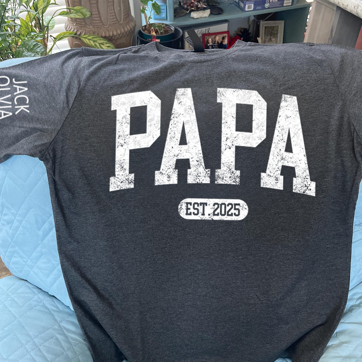 Personalized Papa Shirt With Est Year