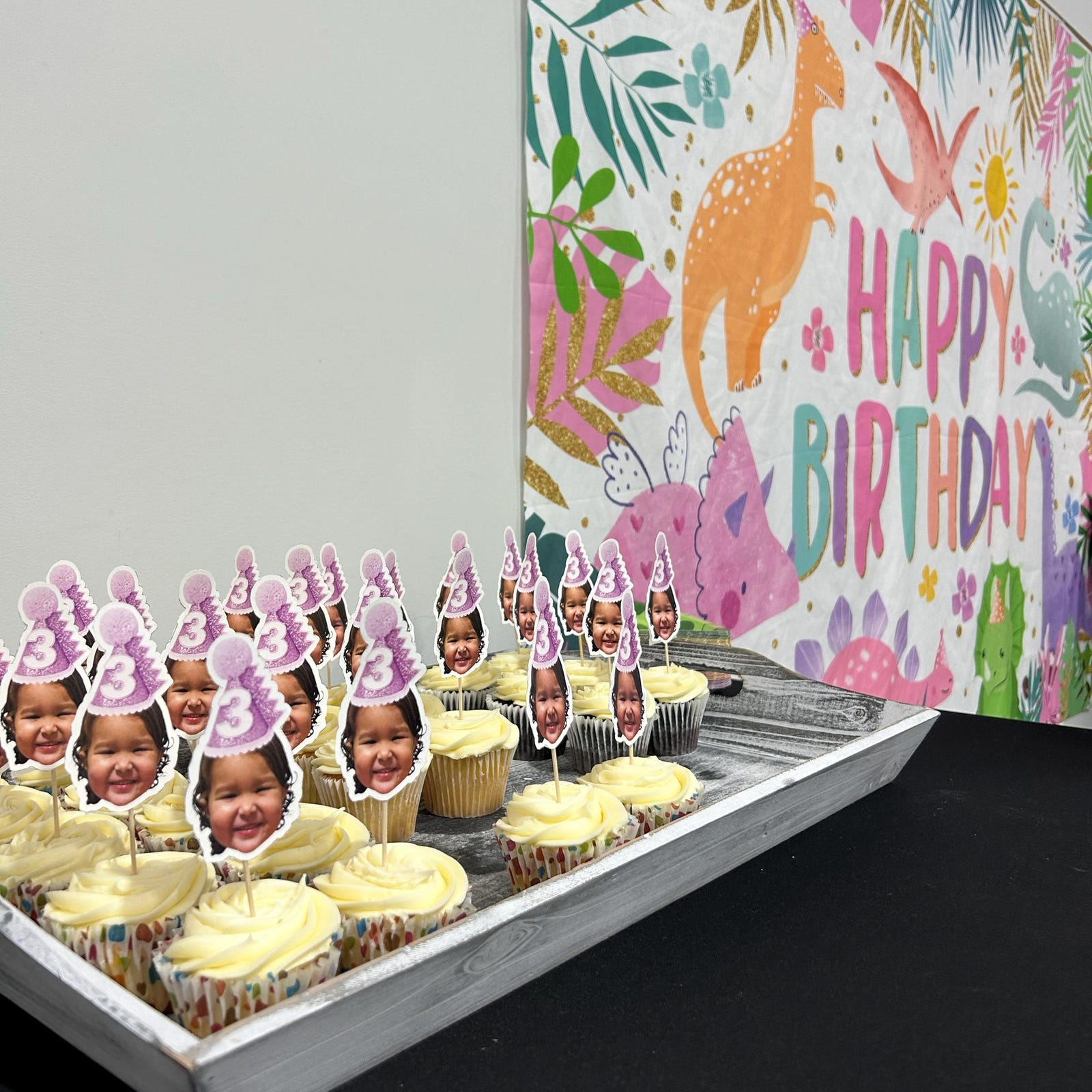 Custom Cupcake Photo Toppers, Face Topper Picks, Cupcake Birthday Glitter, Anniversary, Custom Birthday Cake Topper