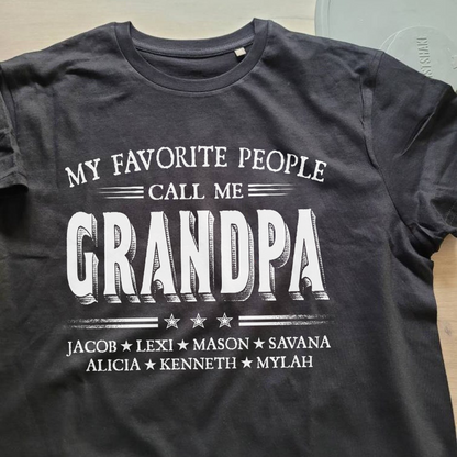 My Favorite People Call Me Papa With Kids Father's Day