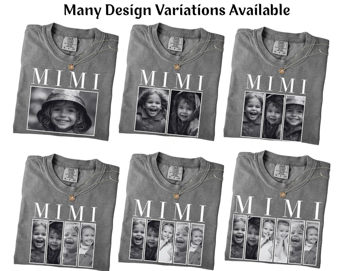 Custom Grandpa Photo Shirt – Personalized Gift for Grandpa, Grandfather, Papa – Kids Photo Shirt for Holiday & Father's Day