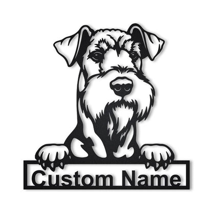Personalized Airedale Terrier Dog Metal Sign Art, Custom Airedale Terrier Metal Sign, Airedale Terrier Funny