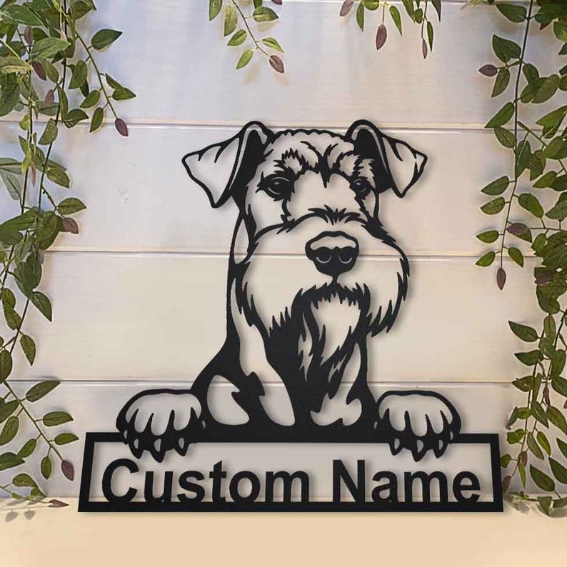 Personalized Airedale Terrier Dog Metal Sign Art, Custom Airedale Terrier Metal Sign, Airedale Terrier Funny