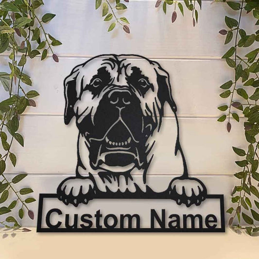 Personalized Boerboel Dog Metal Sign Art, Custom Boerboel Dog Metal Sign, Dog Gift, Birthday Gift, Animal Funny