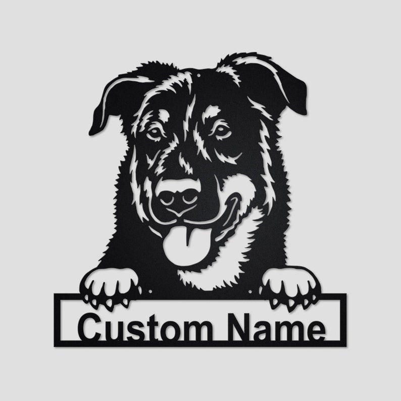Personalized Beauceron Dog Metal Sign, Beauceron Dog Metal Wall Art, Dog Metal Sign, Beauceron Dog Lover Gift