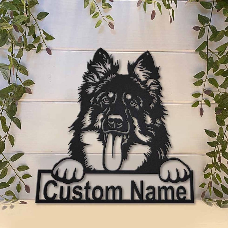 Personalized Bohemian Shepherd Dog Metal Sign Art, Custom Bohemian Shepherd Dog Metal Sign, Dog Gift