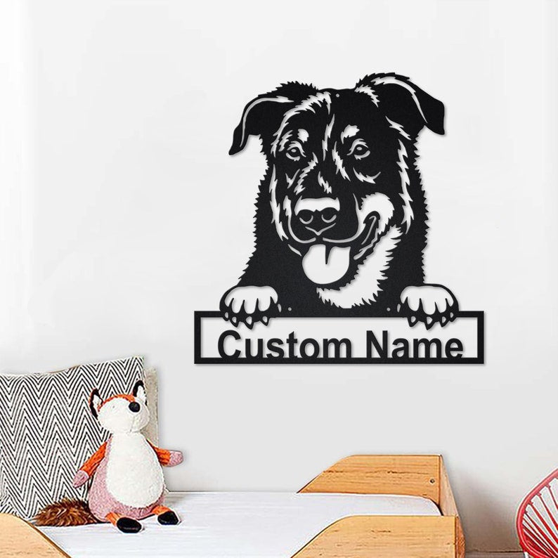 Personalized Beauceron Dog Metal Sign, Beauceron Dog Metal Wall Art, Dog Metal Sign, Beauceron Dog Lover Gift