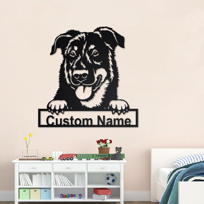 Personalized Beauceron Dog Metal Sign, Beauceron Dog Metal Wall Art, Dog Metal Sign, Beauceron Dog Lover Gift