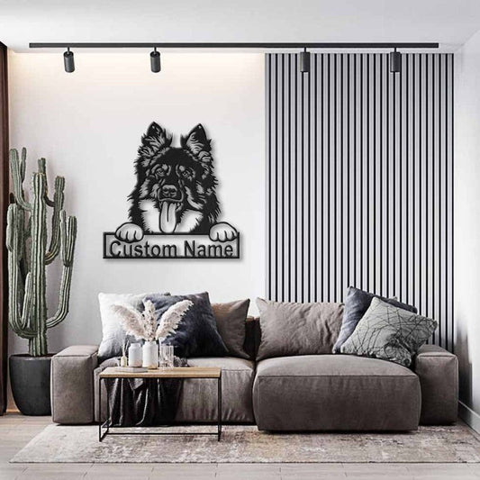 Personalized Bohemian Shepherd Dog Metal Sign Art, Custom Bohemian Shepherd Dog Metal Sign, Dog Gift