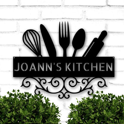 Kitchen Wall Decor, Grandma, Nana, Mom Farmhouse Decor, Personalized Gift for Her, Mother's Day Gift, Kitchen Sign for Here, Kitchen Sign