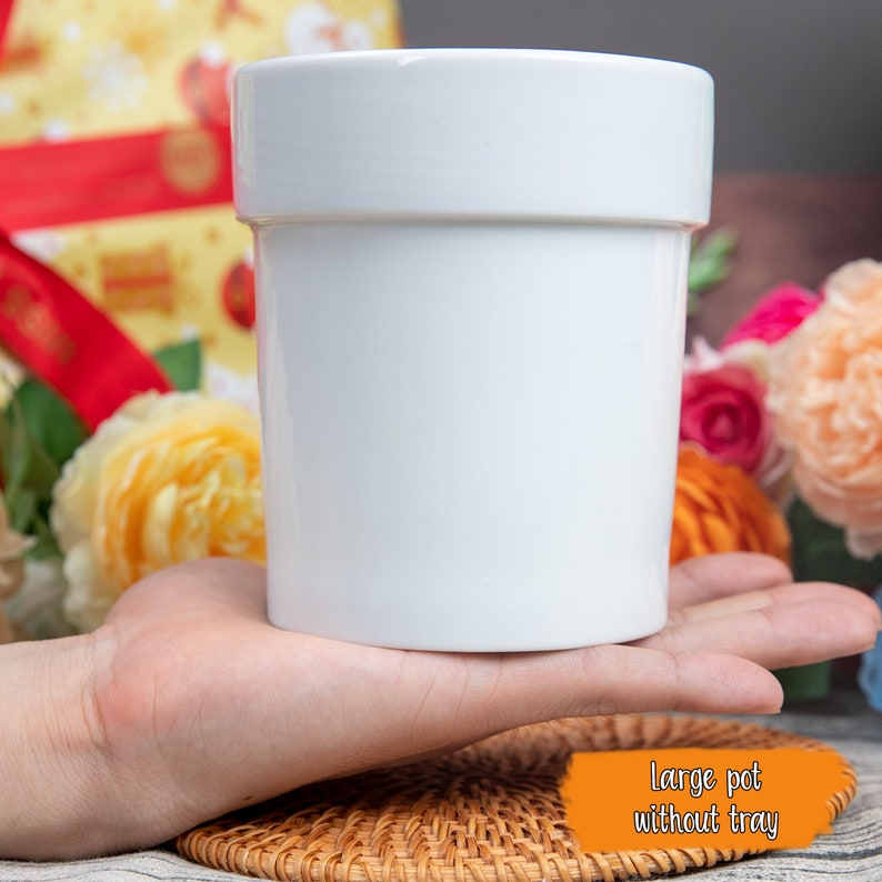 Custom Grandma's Garden Flower Birth Plant Pot  Plant Pot
