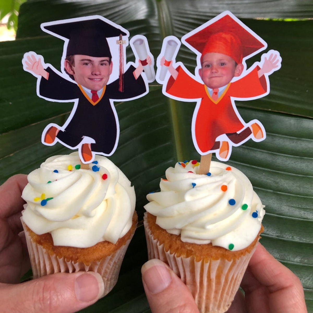 Funny Graduation Cupcake Toppers, Graduate Party Gift, Graduation Cupcake Topper, School University High School