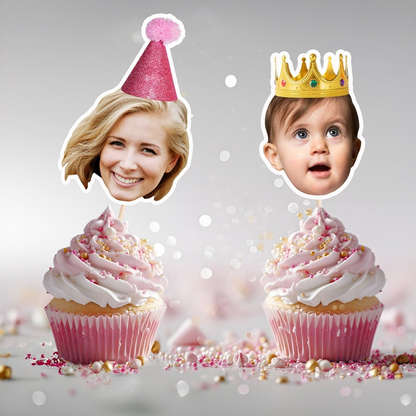 Face Cupcake Topper, Custom cupcake Topper, Cupcake Topper face, Baby Face Cupcake Topper, Face Topper, Cupcake Face Topper