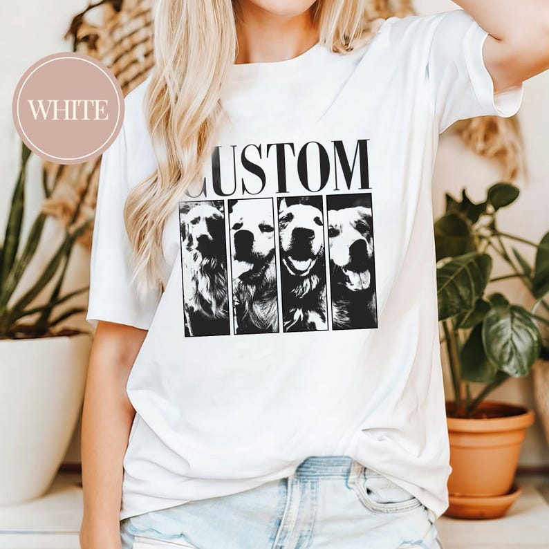 Custom Pet Photo Shirt, Personalized Comfort Colors Pet Shirt, Customized Picture Pet Shirt