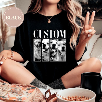Custom Pet Photo Shirt, Personalized Comfort Colors Pet Shirt, Customized Picture Pet Shirt