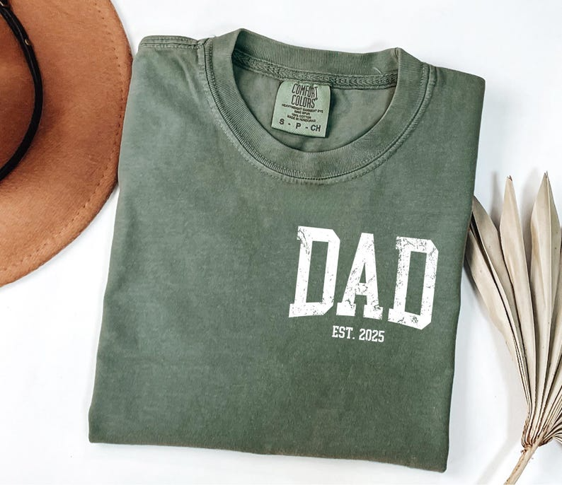 Comfort Colors® Custom Dad Est Shirt