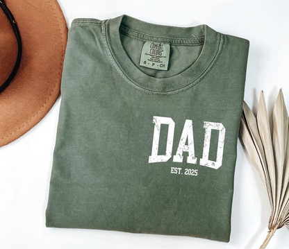 Comfort Colors® Custom Dad Est Shirt