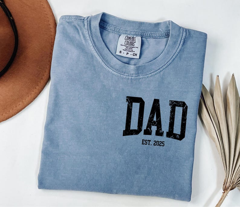 Comfort Colors® Custom Dad Est Shirt