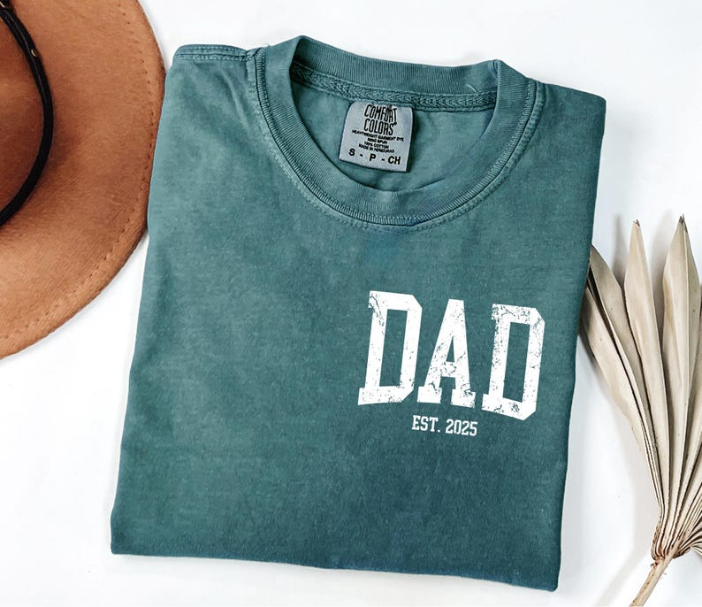 Comfort Colors® Custom Dad Est Shirt