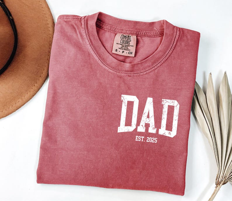 Comfort Colors® Custom Dad Est Shirt