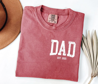 Comfort Colors® Custom Dad Est Shirt