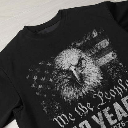 We The People 250 Years Shirt, Patriotic Eagle USA Flag Graphic Tee, America 1776 2026 Independence Day Apparel