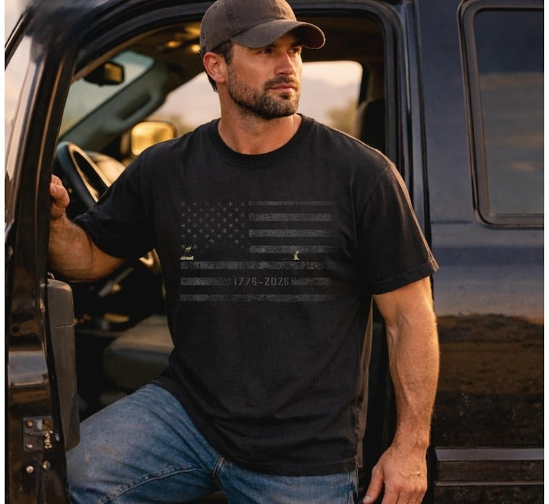 250 Years Shirt, Patriotic American Flag Tee, 1776 2026 USA Freedom Graphic T Shirt for Men and Women,250th Anniversary Shirt