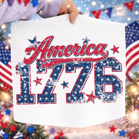 Comfort Colors America 1776 Patriotic Shirt, Distressed USA Flag Graphic Tee, Independence Day Red White Blue T Shirt, 250th Anniversary Shirt