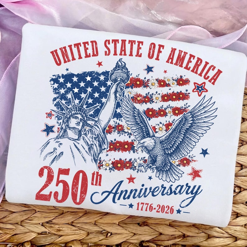 Comfort Colors United States of America 250th Anniversary Shirt, Patriotic Eagle Statue of Liberty Tee, USA 1776-2026 Celebration Shirt