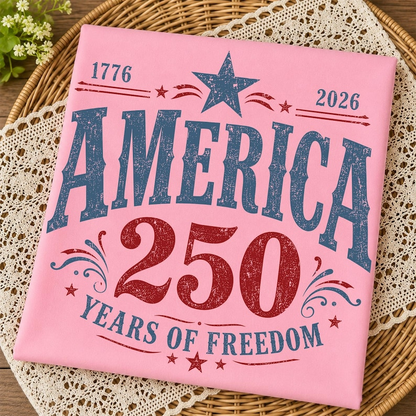 America 250 Years of Freedom Shirt, USA 250th Anniversary T-Shirt, Patriotic Independence Day Tee, 1776 2026 Celebration Shirt