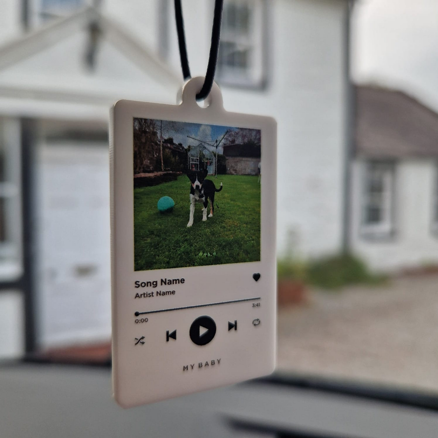 Personalized Photo Music Keychain with Custom Song and Image, Unique Couple Gift for Anniversary