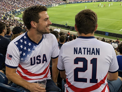 Custom USA Soccer Jersey 2026, Personalized Team Shirt for Men, Uniform with Name Number for Men Women Kids Fan Gifts