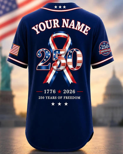 Personalized USA Baseball Jersey Custom Name Number Button Down Sports Shirt Patriotic American Flag Team for Men Women