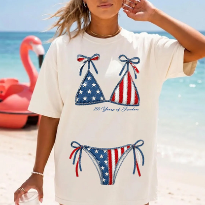 USA Summer Beach Shirt, 4th of July Apparel