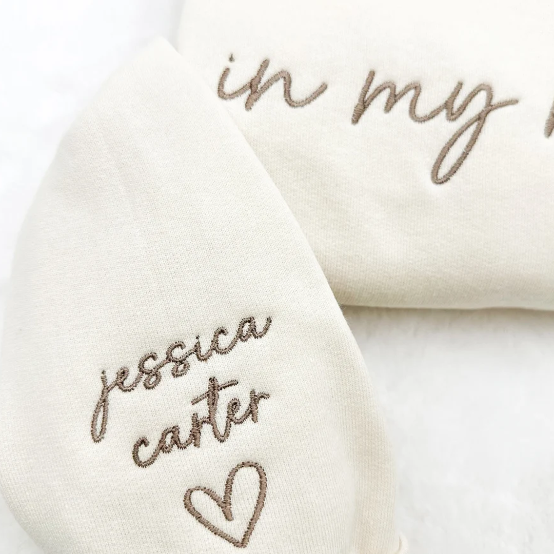 Embroidered 'In My Mom/Grandma Era' Personalized Kids Names