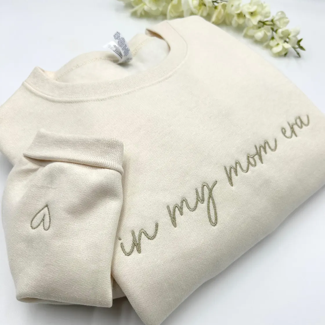 Embroidered 'In My Mom/Grandma Era' Personalized Kids Names