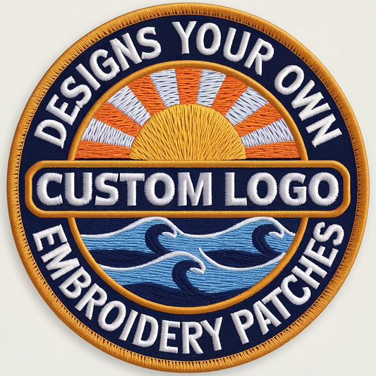 Custom Embroidered Patch, Personalized Logo Patches, Custom Image Text Patch for Jackets, Iron On Sew On Hook & Loop Patch, Business Team Group Gift