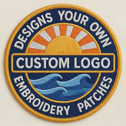 Custom Personalized Logo Embroidered Patches, Patch for Backpacks, Jacket, School, Team, Group - Any Shape