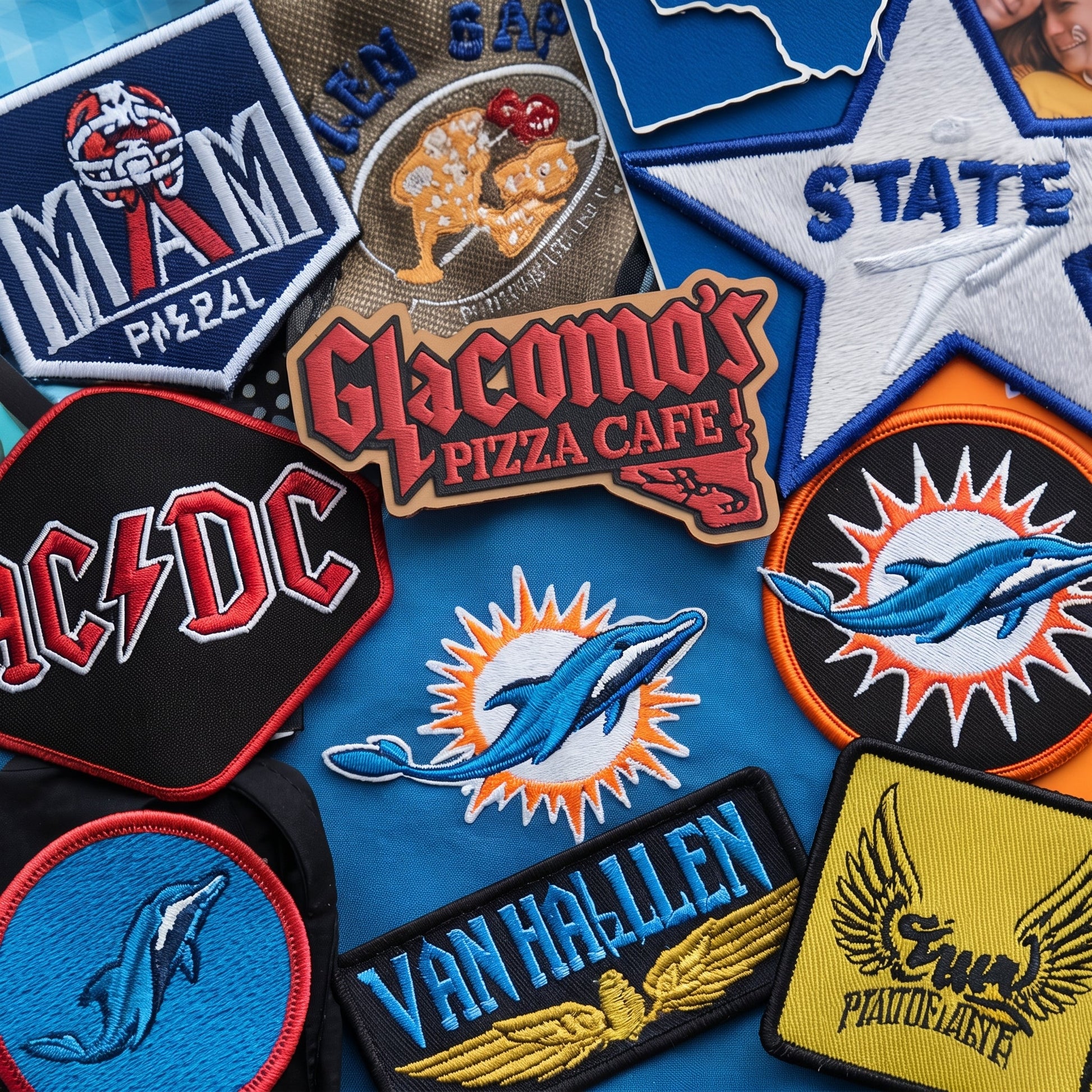Custom Personalized Logo Embroidered Patches, Patch for Backpacks, Jacket, School, Team, Group - Any Shape