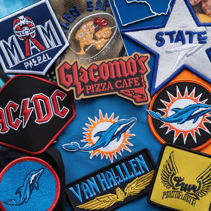 Custom Personalized Logo Embroidered Patches, Patch for Backpacks, Jacket, School, Team, Group - Any Shape
