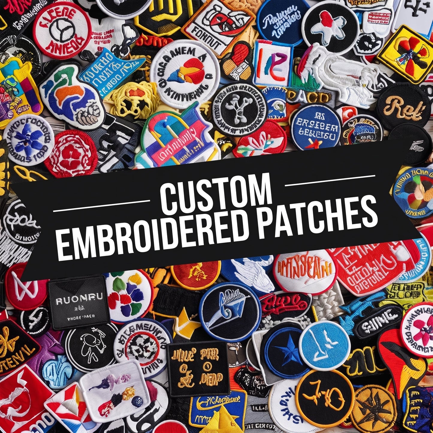 Custom Personalized Logo Embroidered Patches, Patch for Backpacks, Jacket, School, Team, Group - Any Shape