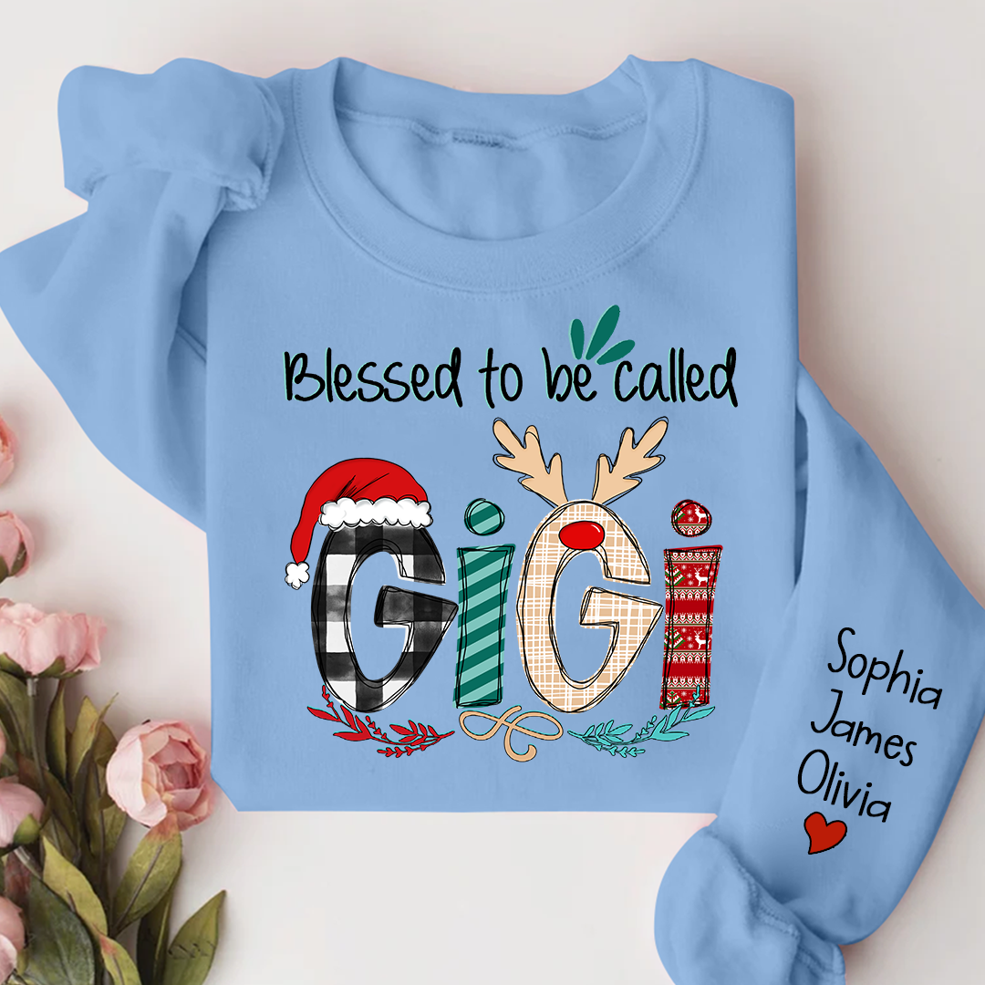 Blessed to be called Gigi And Grandkids Sweatshirt