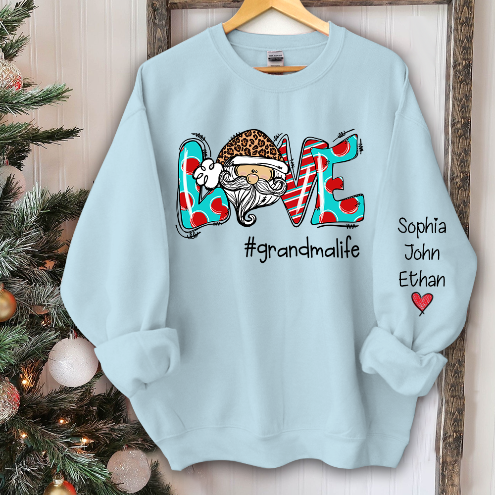 Love grandmalife Christmas And Grandkids CL01 Sweatshirt
