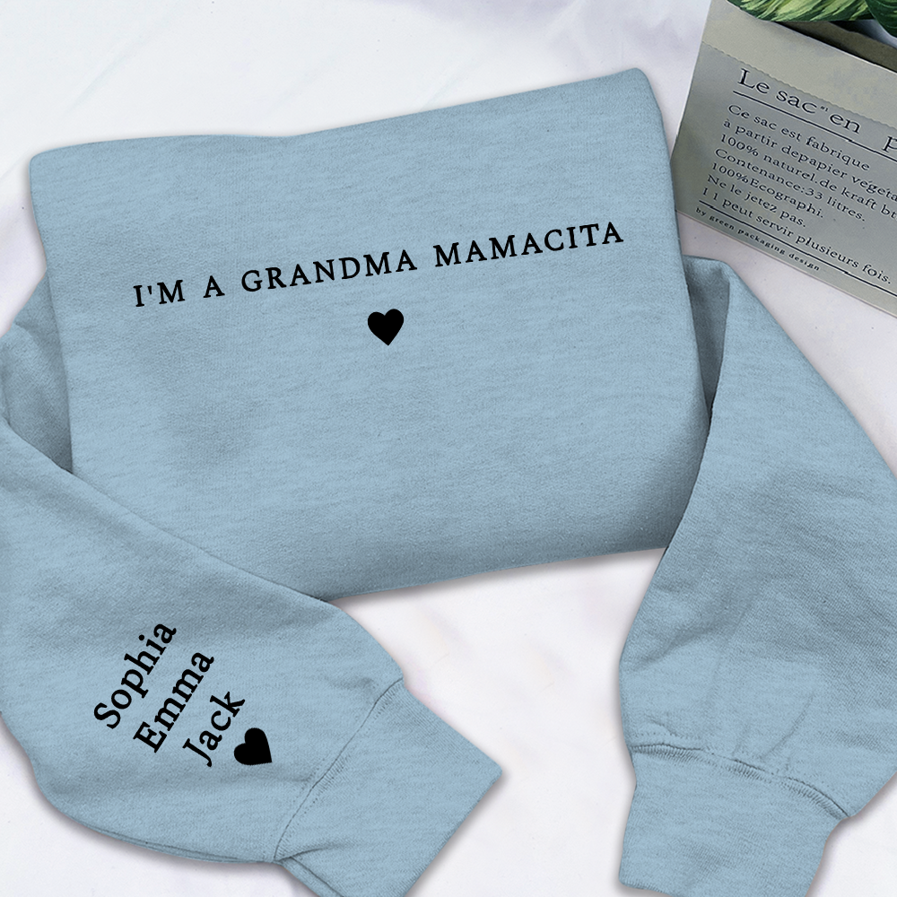 I'm a Grandma Mamacita , Nana Gift, Gift For Grandma And Grandkids Merry Christmas Sweatshirt