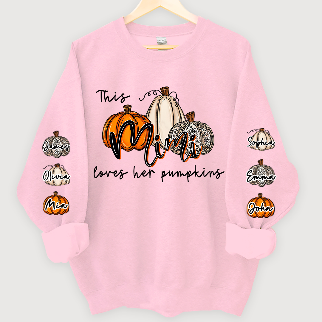 This Mimi Loves her Pumpkins And Grandkids Sweatshirt