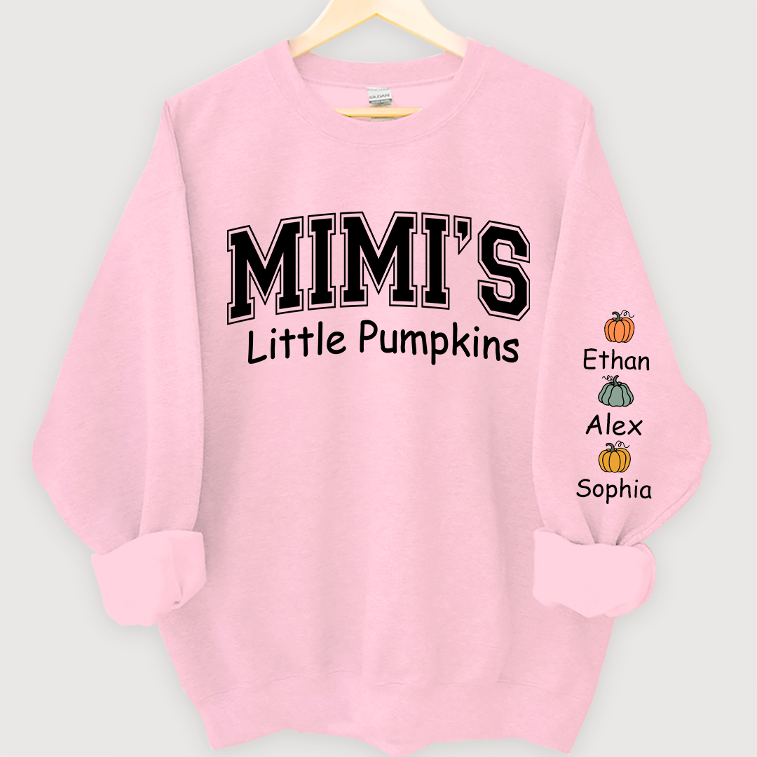 Mimi's little pumpkins And Grandkids Sweatshirt
