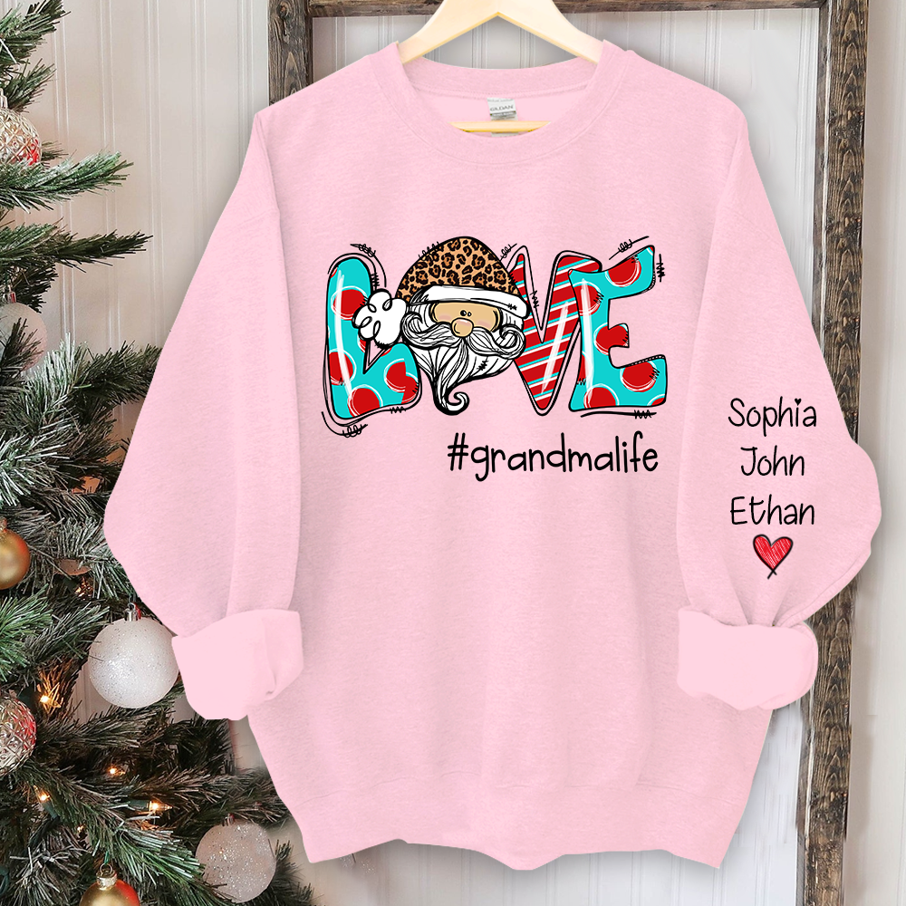 Love grandmalife Christmas And Grandkids CL01 Sweatshirt