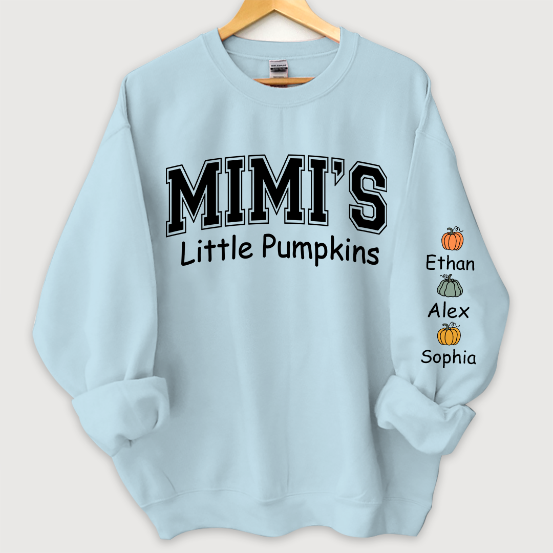 Mimi's little pumpkins And Grandkids Sweatshirt