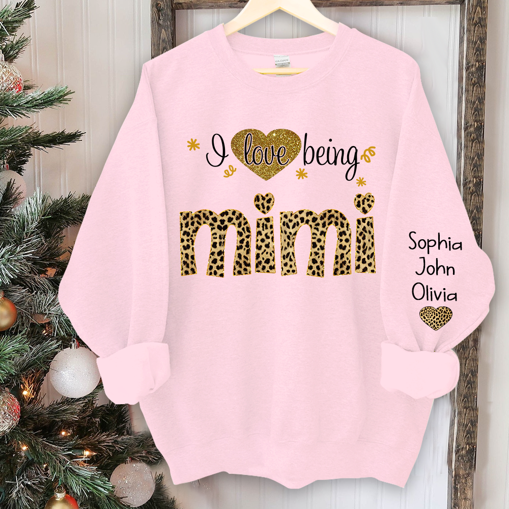 I love being Mimi And Grandkids Sweatshirt