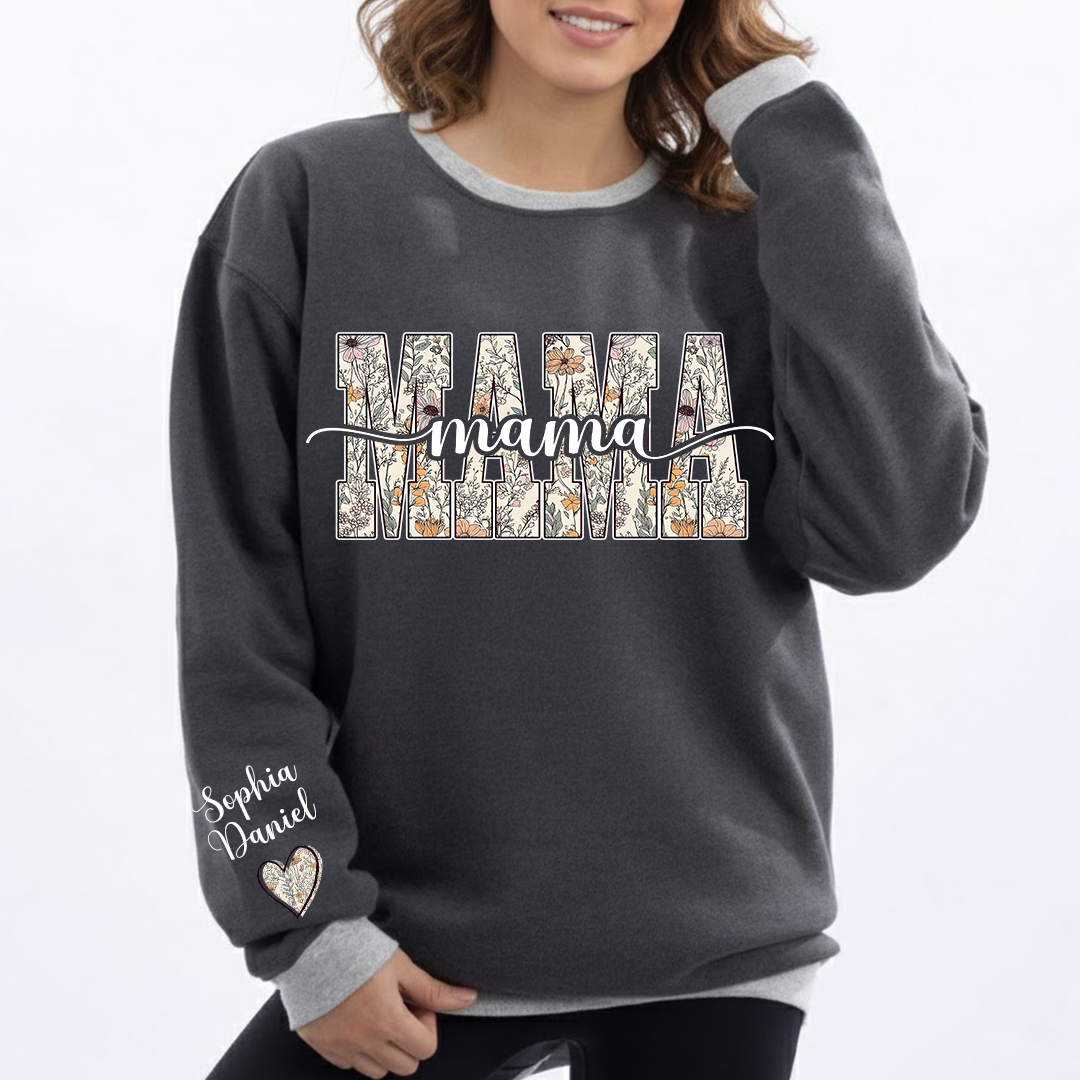 Wildflower Gigi and Grandkids Personalized Best Gift