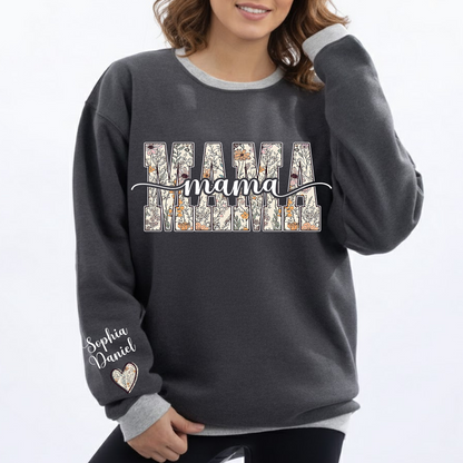 Wildflower Gigi and Grandkids Personalized Best Gift